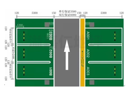 地下車庫平面設(shè)計(jì)圖